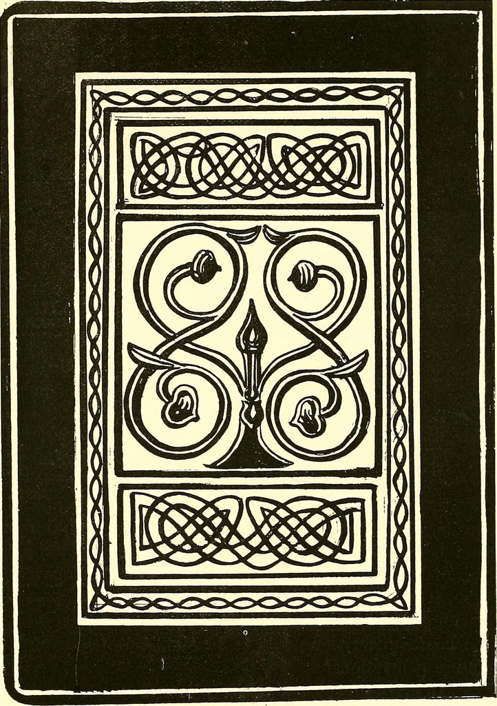An illustration from A history of the art of bookbinding. With some account of the books of the ancients, 1894, leaf 124