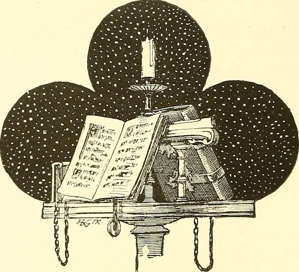 An illustration from A history of the art of bookbinding. With some account of the books of the ancients, 1894, leaf 125