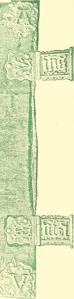 An illustration from A history of the art of bookbinding. With some account of the books of the ancients, 1894, leaf 135