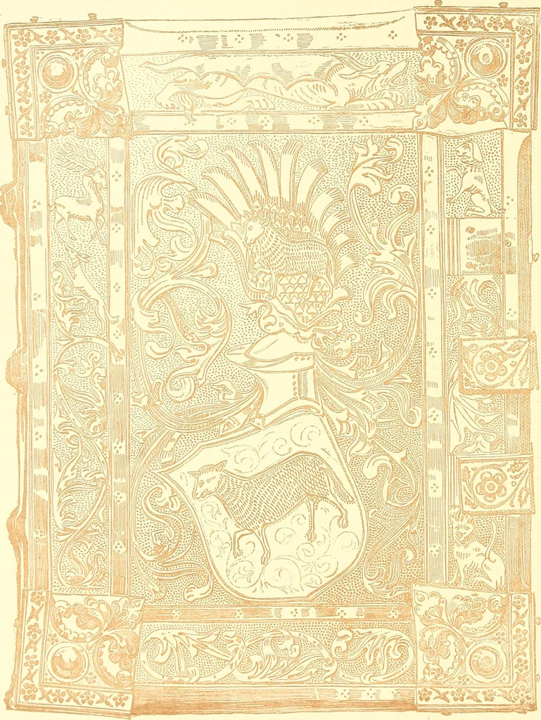An illustration from A history of the art of bookbinding. With some account of the books of the ancients, 1894, leaf 137