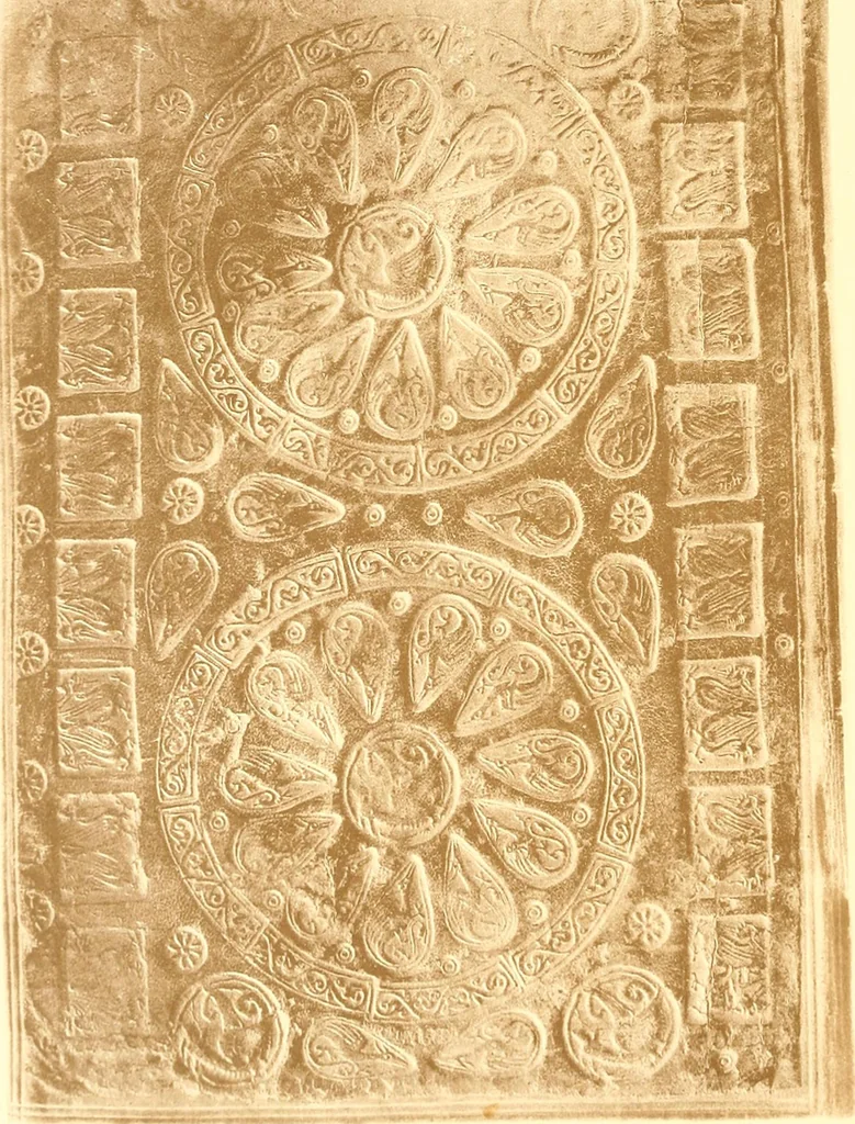 An illustration from A history of the art of bookbinding. With some account of the books of the ancients, 1894, leaf 153