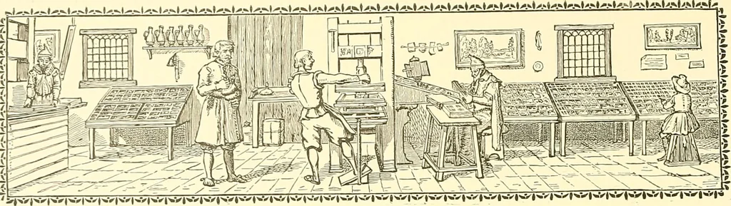 An illustration from A history of the art of bookbinding. With some account of the books of the ancients, 1894, leaf 165