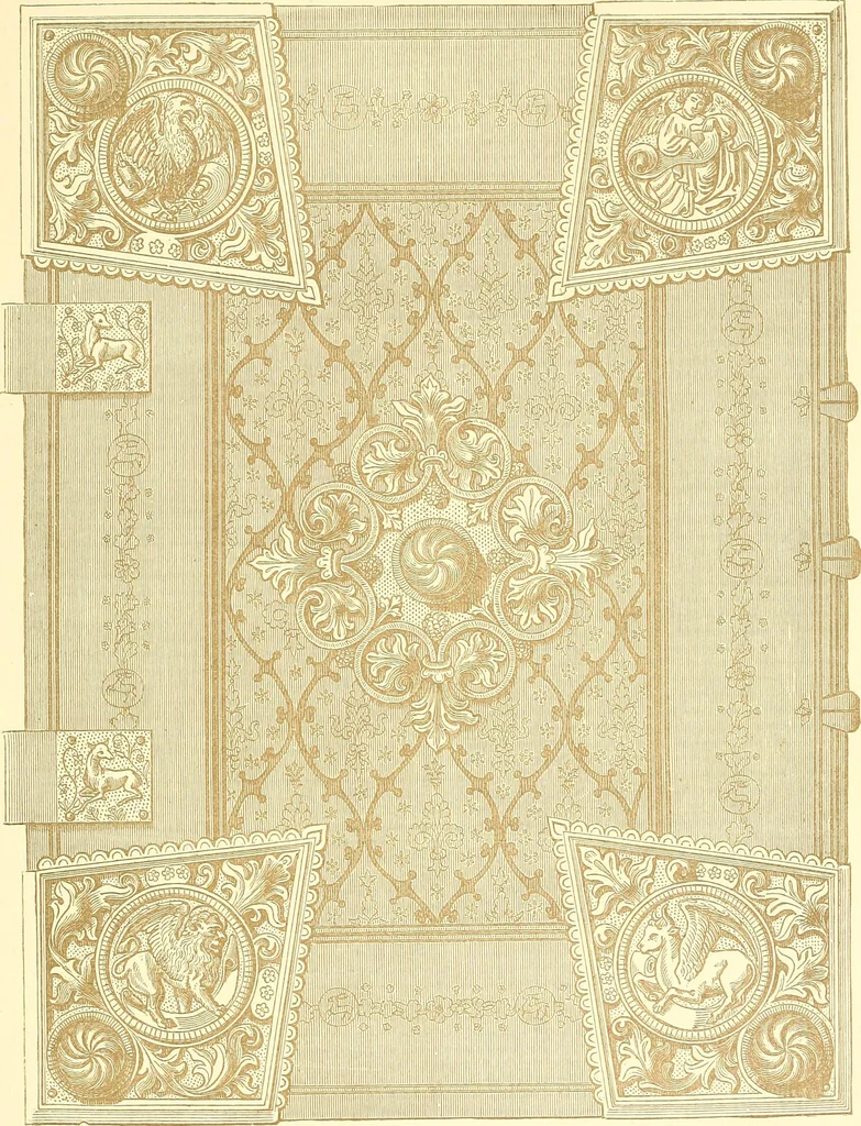 An illustration from A history of the art of bookbinding. With some account of the books of the ancients, 1894, leaf 178