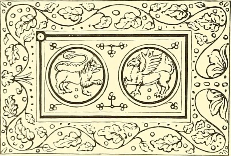 An illustration from A history of the art of bookbinding. With some account of the books of the ancients, 1894, leaf 181