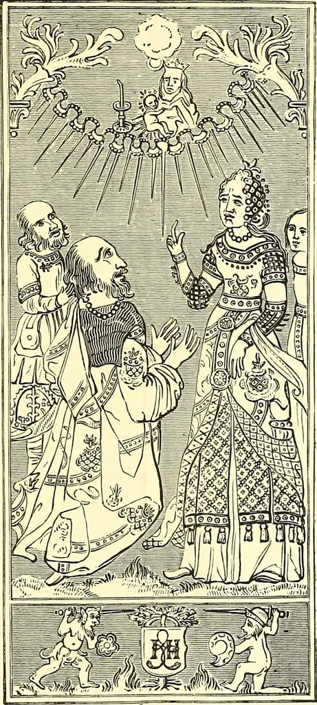 An illustration from A history of the art of bookbinding. With some account of the books of the ancients, 1894, leaf 184