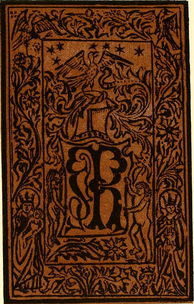 An illustration from A history of the art of bookbinding. With some account of the books of the ancients, 1894, leaf 192