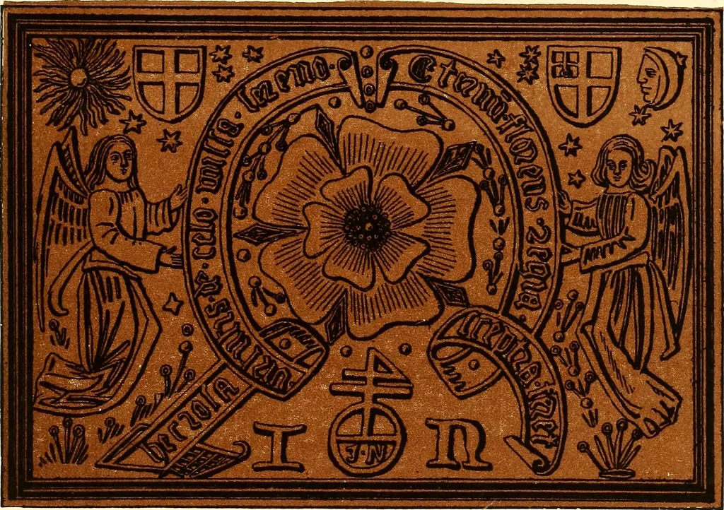 An illustration from A history of the art of bookbinding. With some account of the books of the ancients, 1894, leaf 194