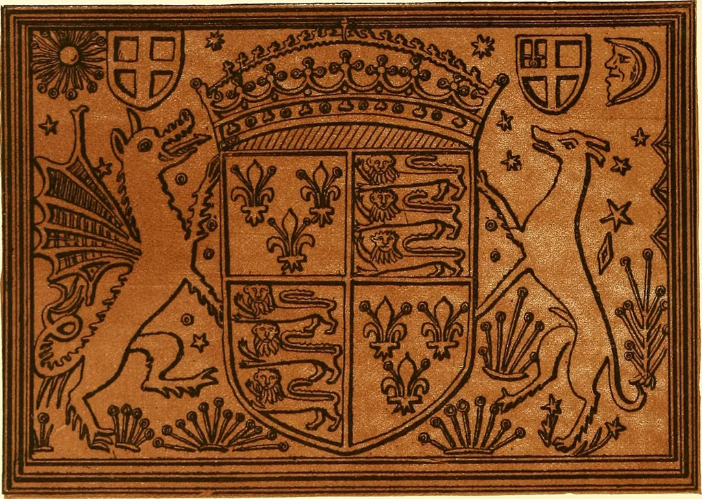 An illustration from A history of the art of bookbinding. With some account of the books of the ancients, 1894, leaf 195