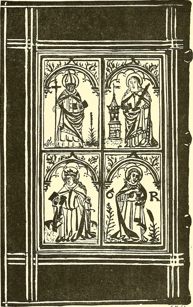 An illustration from A history of the art of bookbinding. With some account of the books of the ancients, 1894, leaf 198