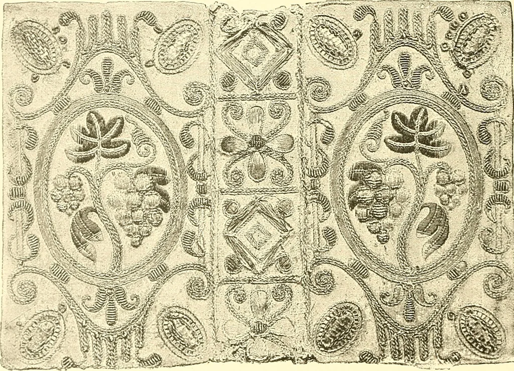 An illustration from A history of the art of bookbinding. With some account of the books of the ancients, 1894, leaf 219