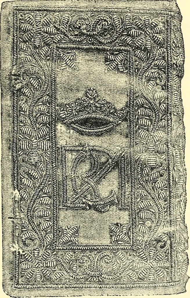 An illustration from A history of the art of bookbinding. With some account of the books of the ancients, 1894, leaf 220