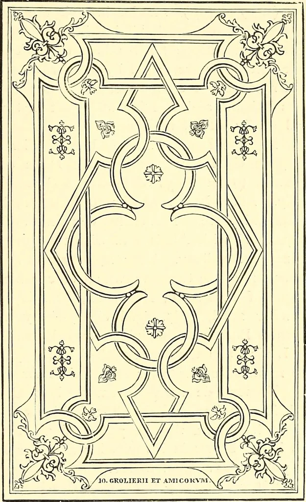 An illustration from A history of the art of bookbinding. With some account of the books of the ancients, 1894, leaf 230