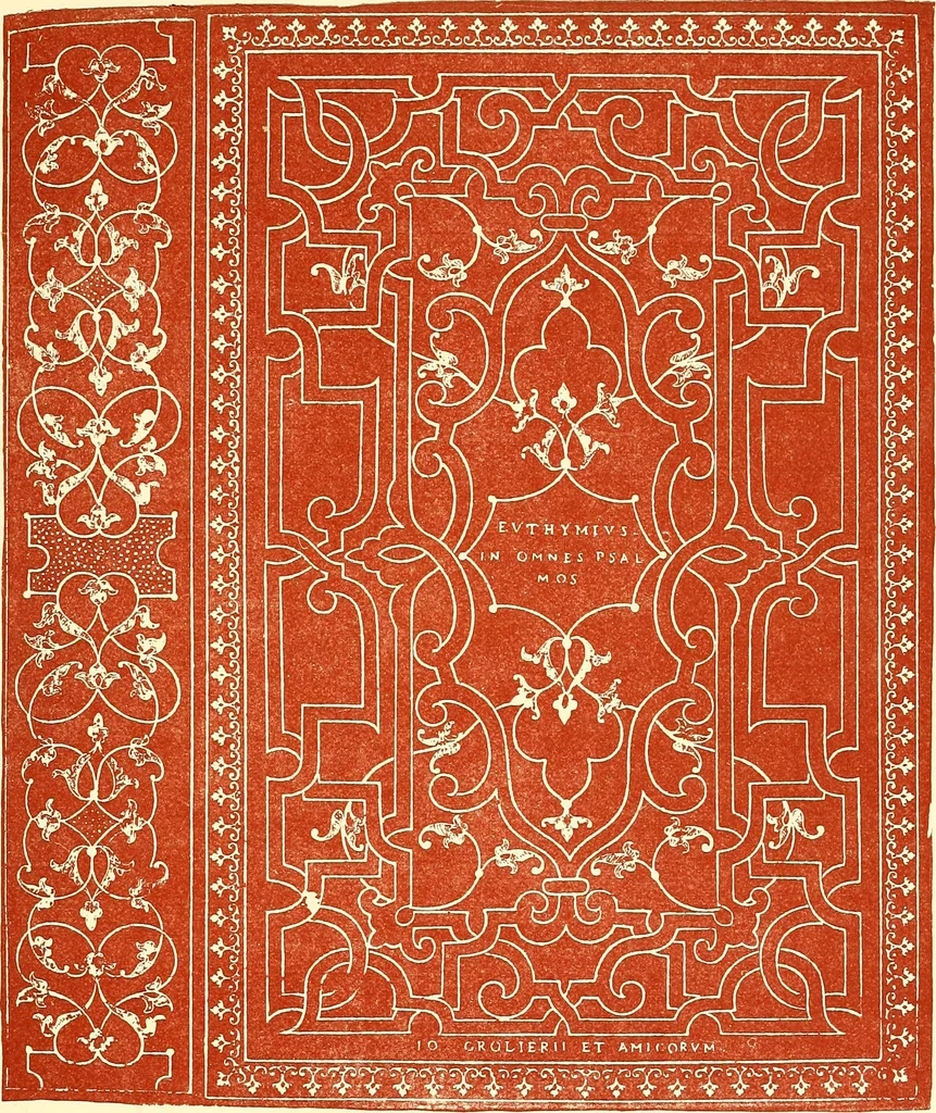 An illustration from A history of the art of bookbinding. With some account of the books of the ancients, 1894, leaf 232