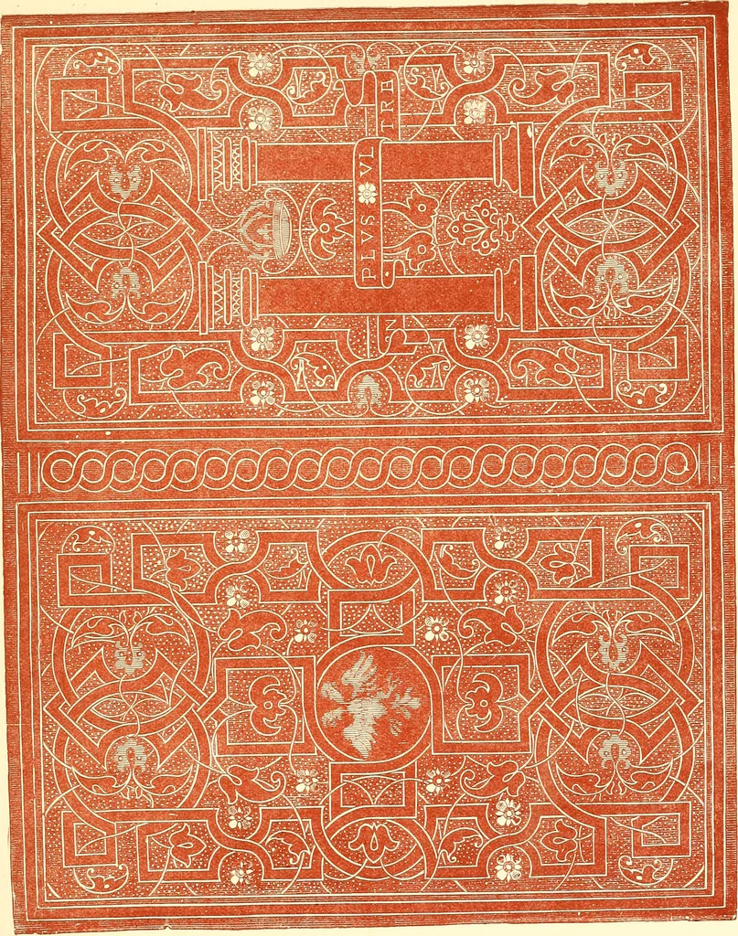 An illustration from A history of the art of bookbinding. With some account of the books of the ancients, 1894, leaf 238