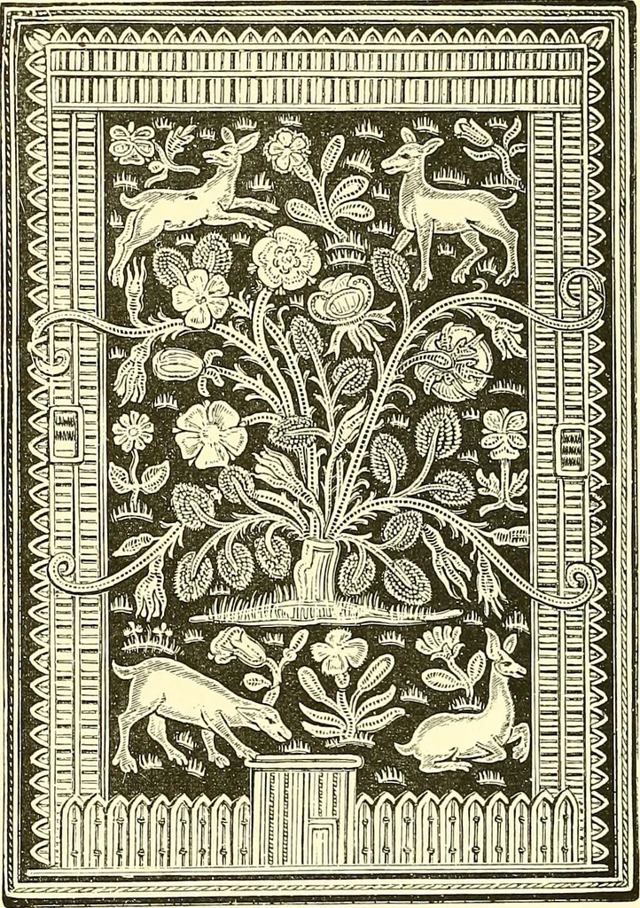 An illustration from A history of the art of bookbinding. With some account of the books of the ancients, 1894, leaf 268