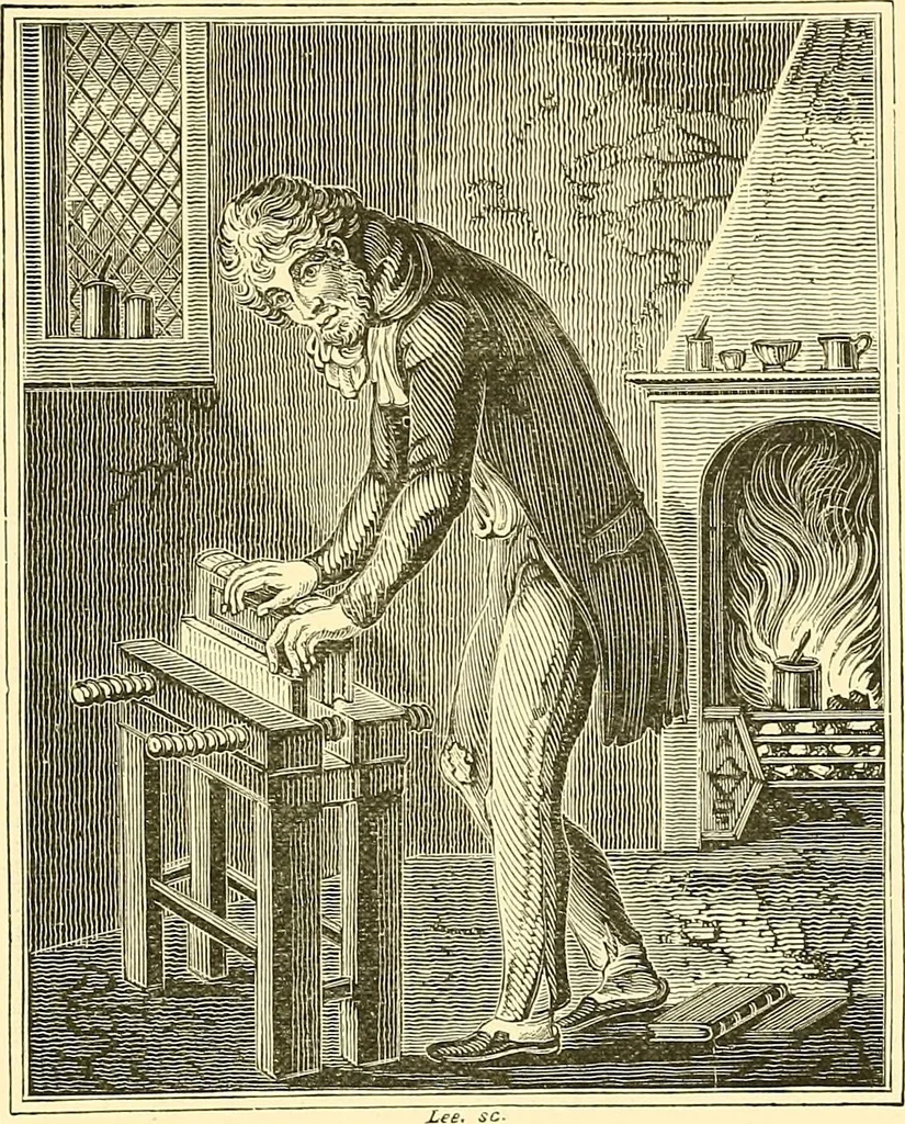 An illustration from A history of the art of bookbinding. With some account of the books of the ancients, 1894, leaf 298
