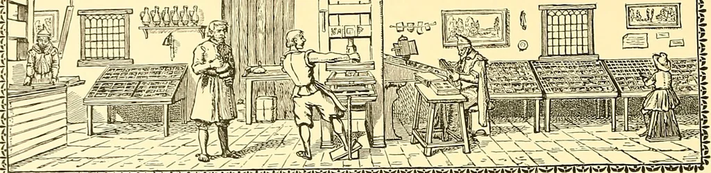 An illustration from A history of the art of bookbinding. With some account of the books of the ancients, 1894, leaf 323