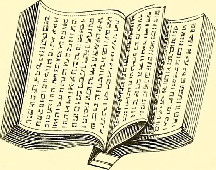 An illustration from A history of the art of bookbinding. With some account of the books of the ancients, 1894, leaf 326