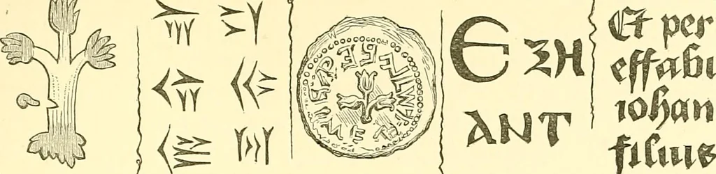 An illustration from A history of the art of bookbinding. With some account of the books of the ancients, 1894, leaf 40