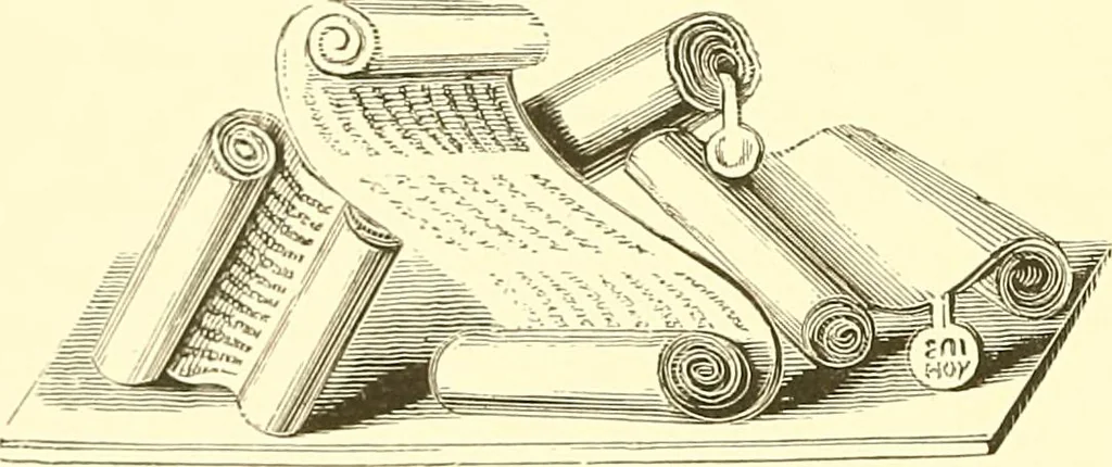 An illustration from A history of the art of bookbinding. With some account of the books of the ancients, 1894, leaf 61
