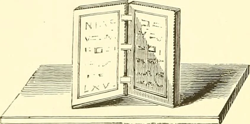 An illustration from A history of the art of bookbinding. With some account of the books of the ancients, 1894, leaf 67