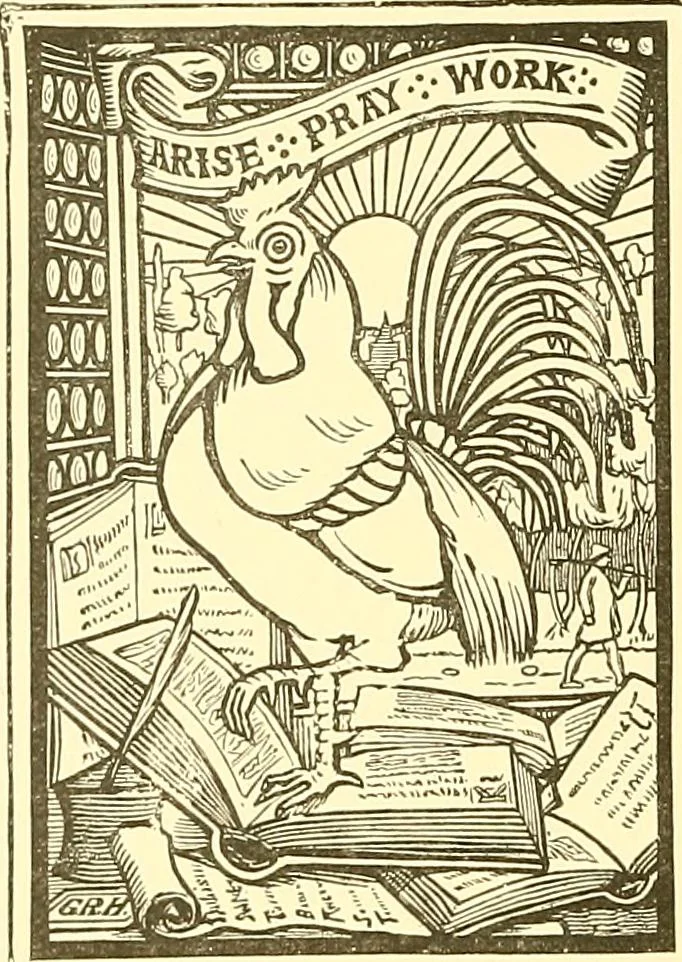 An illustration from A history of the art of bookbinding. With some account of the books of the ancients, 1894, leaf 7