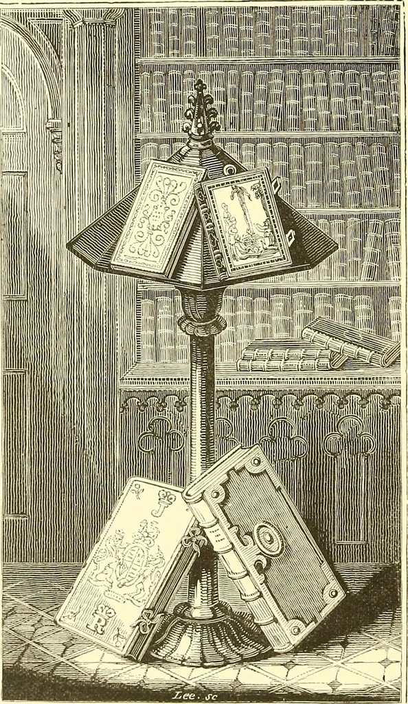 An illustration from A history of the art of bookbinding. With some account of the books of the ancients, 1894, leaf 75