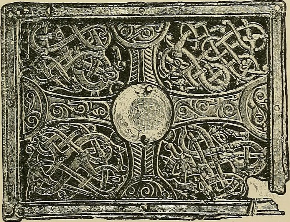 An illustration from A history of the art of bookbinding : with some account of the books of the ancients, 1894, leaf 100