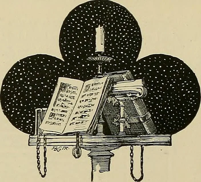An illustration from A history of the art of bookbinding : with some account of the books of the ancients, 1894, leaf 117