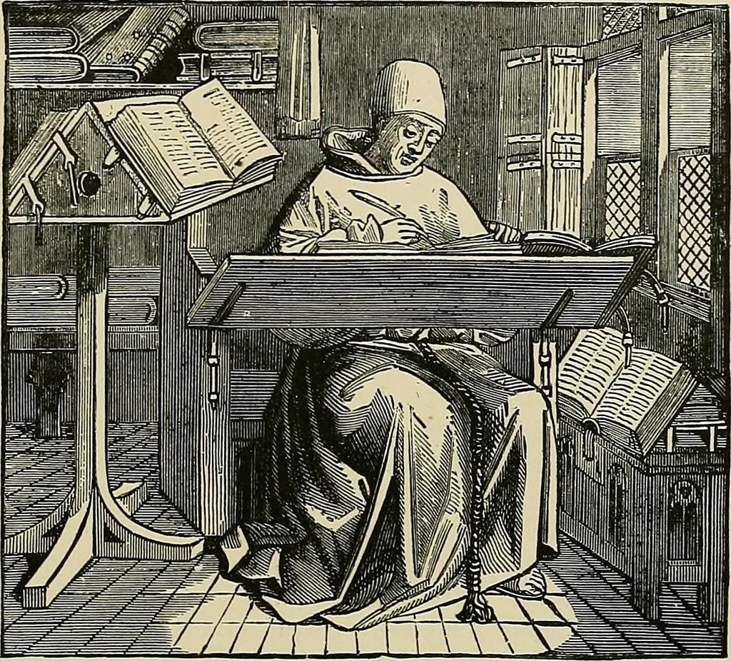 An illustration from A history of the art of bookbinding : with some account of the books of the ancients, 1894, leaf 118