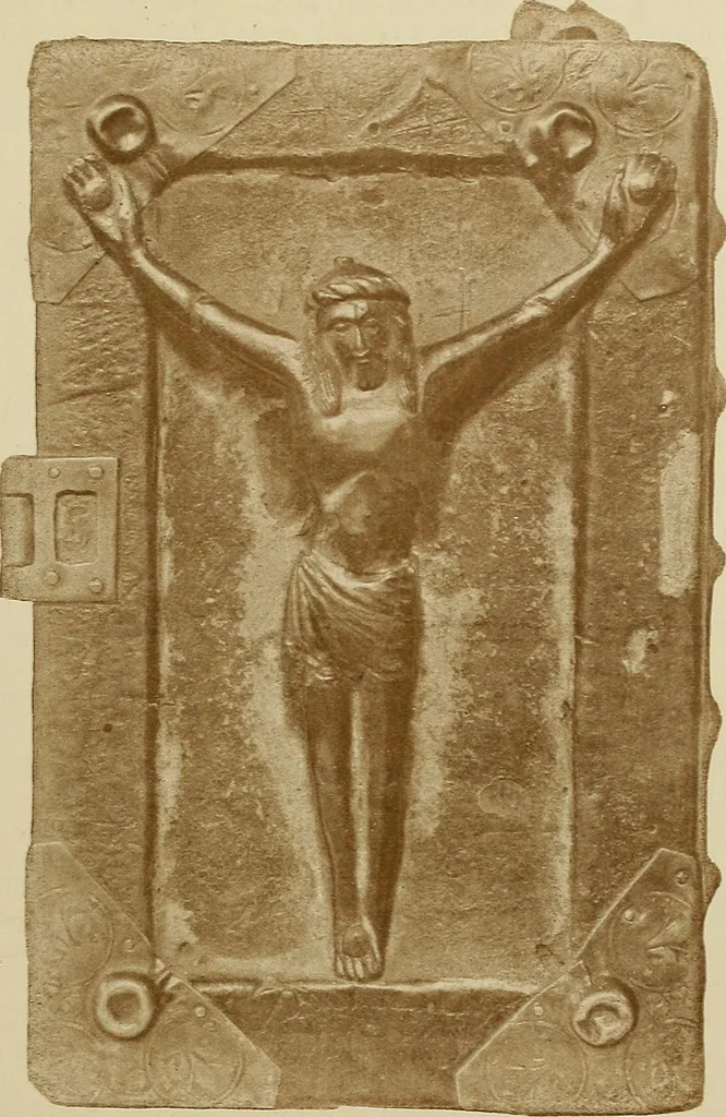 An illustration from A history of the art of bookbinding : with some account of the books of the ancients, 1894, leaf 122