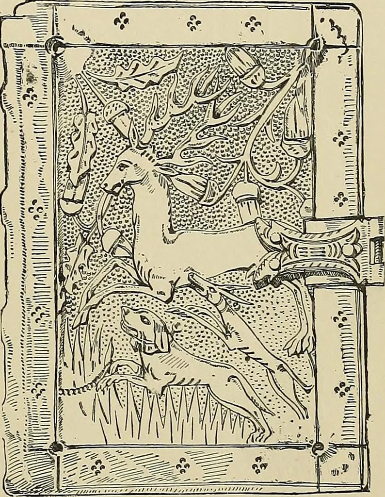 An illustration from A history of the art of bookbinding : with some account of the books of the ancients, 1894, leaf 130