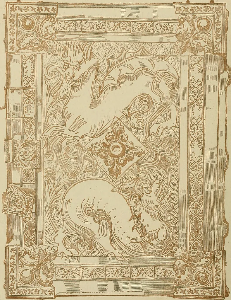 An illustration from A history of the art of bookbinding : with some account of the books of the ancients, 1894, leaf 131