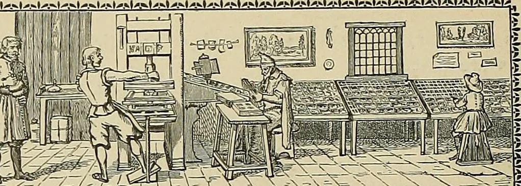An illustration from A history of the art of bookbinding : with some account of the books of the ancients, 1894, leaf 151