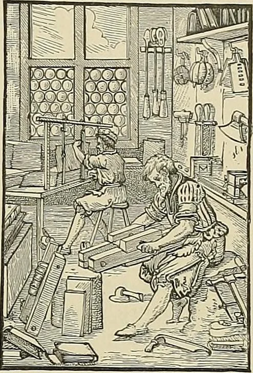 An illustration from A history of the art of bookbinding : with some account of the books of the ancients, 1894, leaf 160