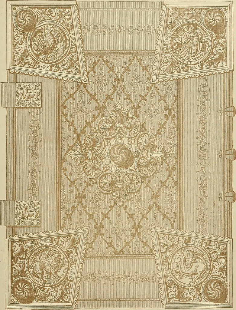 An illustration from A history of the art of bookbinding : with some account of the books of the ancients, 1894, leaf 164
