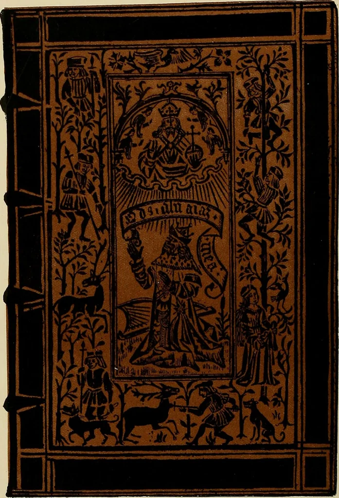 An illustration from A history of the art of bookbinding : with some account of the books of the ancients, 1894, leaf 169