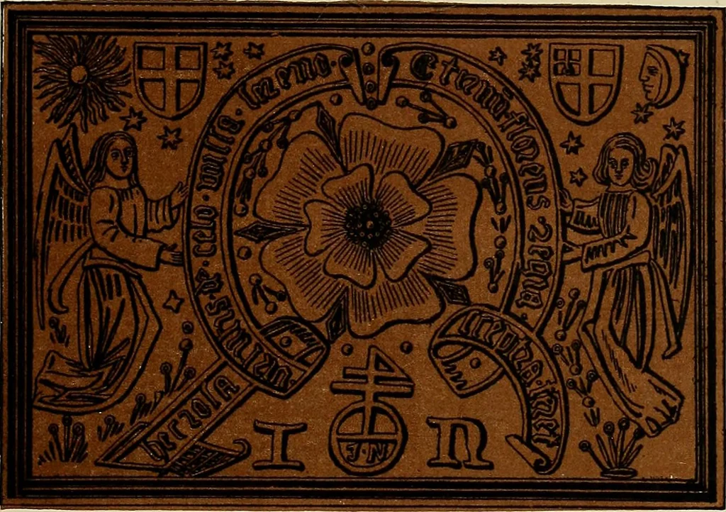 An illustration from A history of the art of bookbinding : with some account of the books of the ancients, 1894, leaf 180