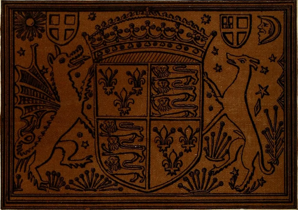 An illustration from A history of the art of bookbinding : with some account of the books of the ancients, 1894, leaf 181