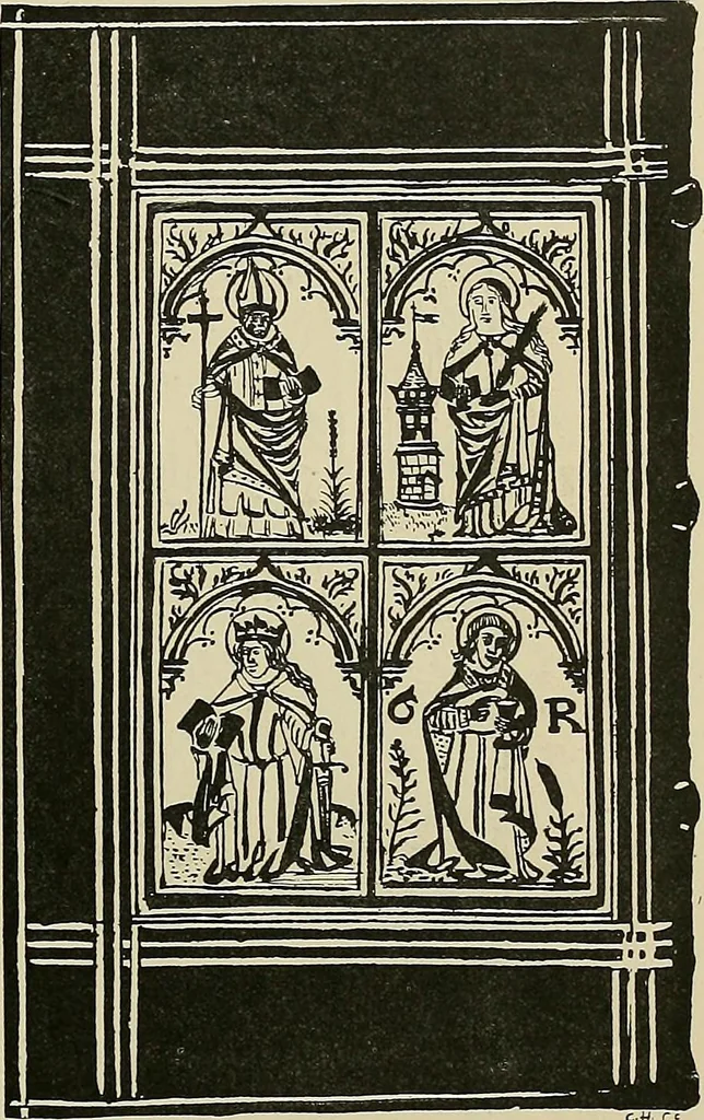 An illustration from A history of the art of bookbinding : with some account of the books of the ancients, 1894, leaf 184