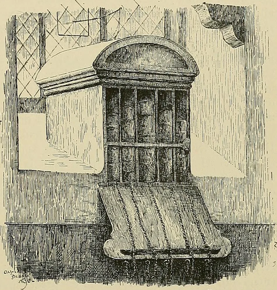 An illustration from A history of the art of bookbinding : with some account of the books of the ancients, 1894, leaf 200