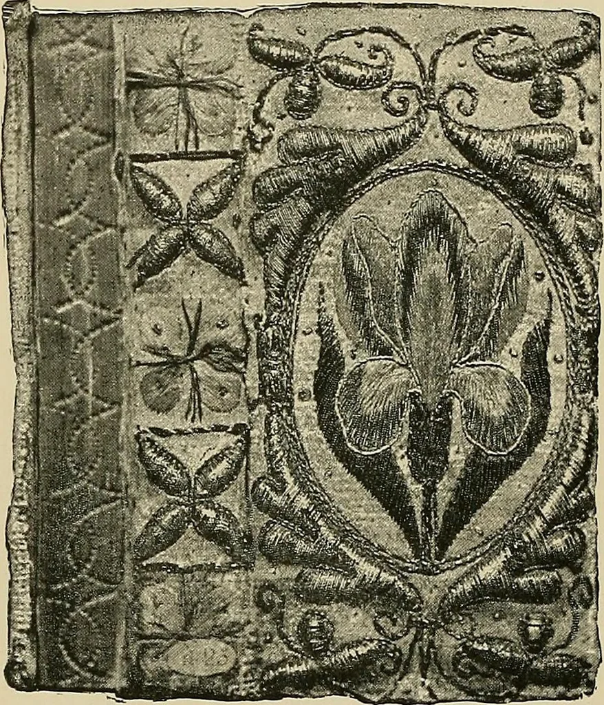 An illustration from A history of the art of bookbinding : with some account of the books of the ancients, 1894, leaf 203