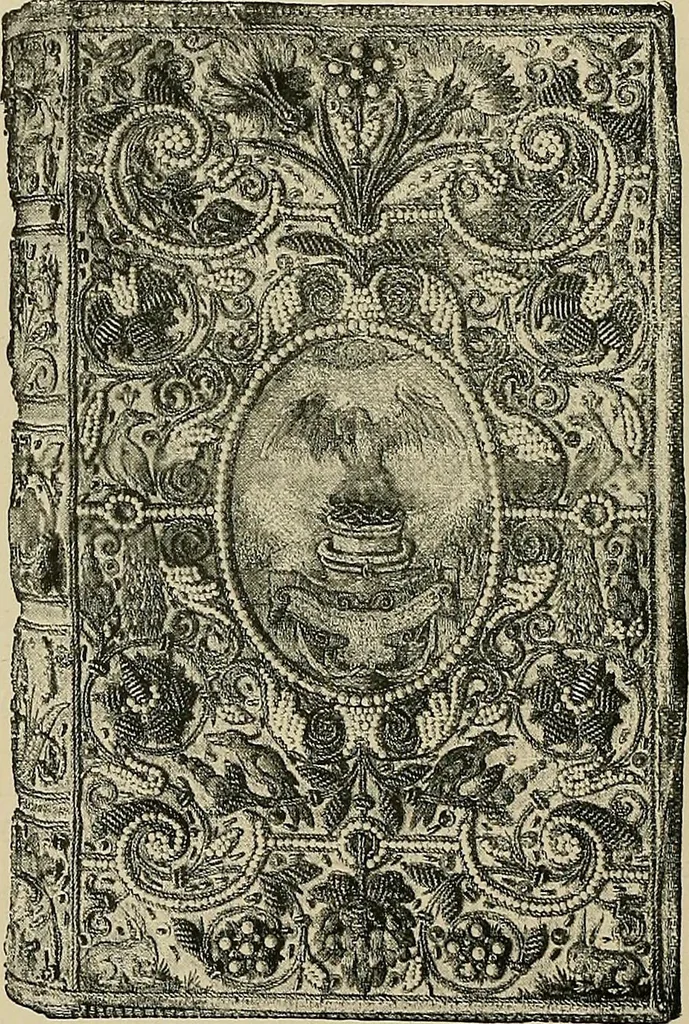 An illustration from A history of the art of bookbinding : with some account of the books of the ancients, 1894, leaf 209