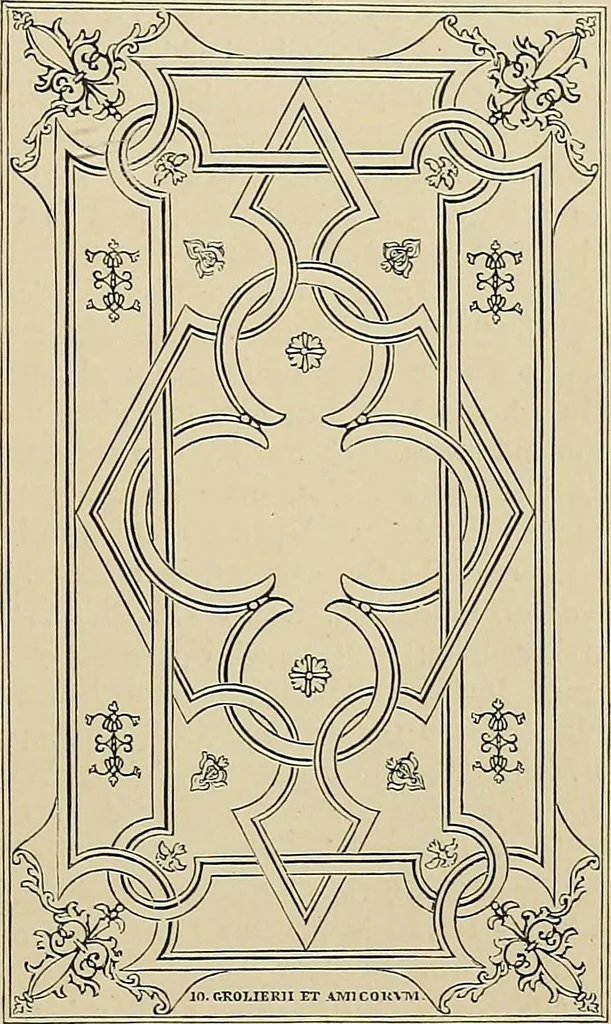 An illustration from A history of the art of bookbinding : with some account of the books of the ancients, 1894, leaf 216