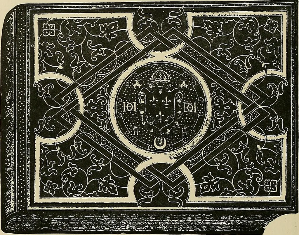 An illustration from A history of the art of bookbinding : with some account of the books of the ancients, 1894, leaf 227