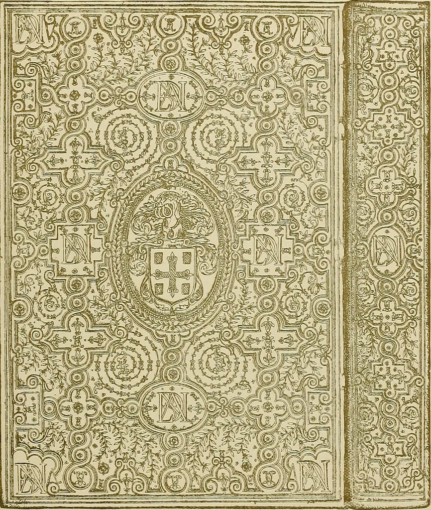 An illustration from A history of the art of bookbinding : with some account of the books of the ancients, 1894, leaf 232