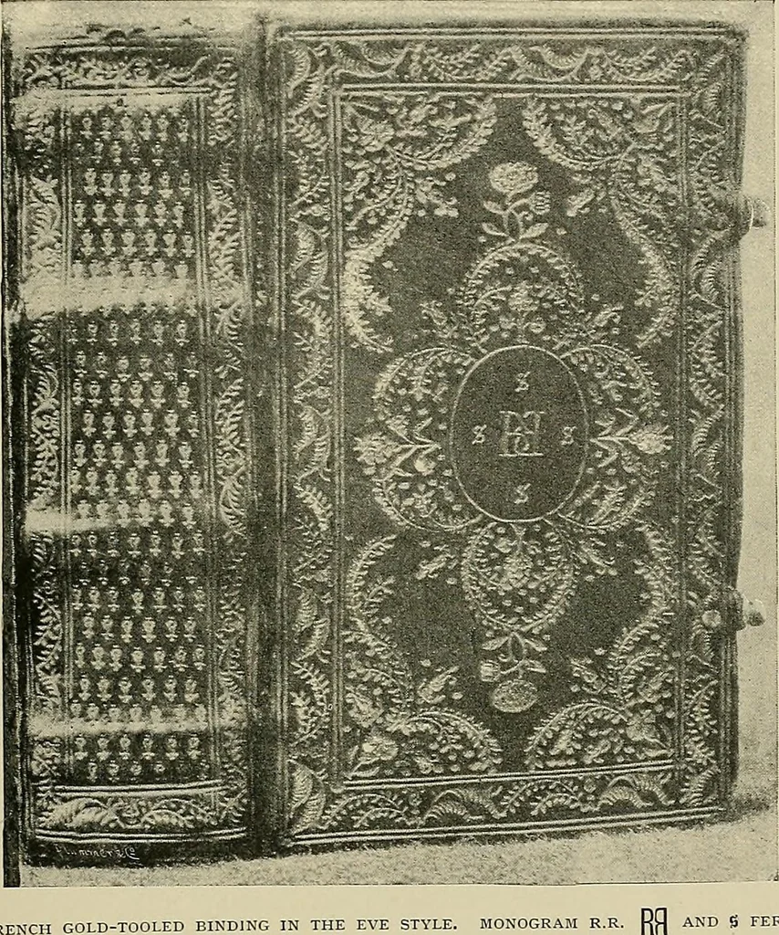 An illustration from A history of the art of bookbinding : with some account of the books of the ancients, 1894, leaf 234