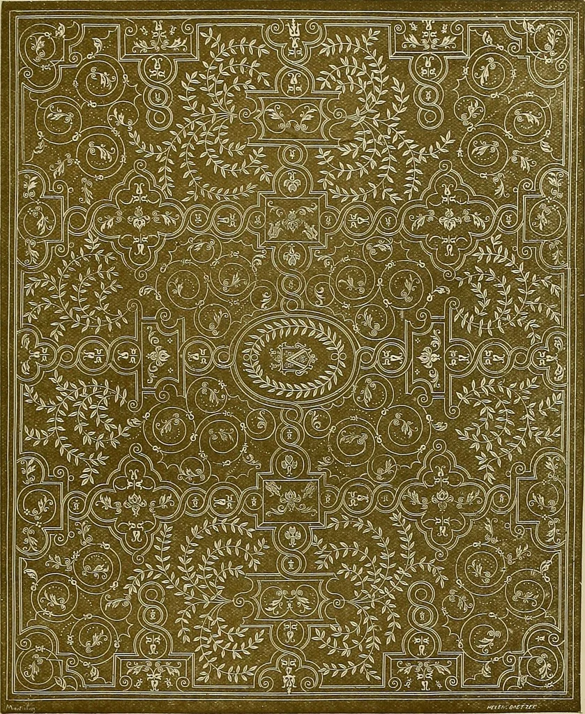 An illustration from A history of the art of bookbinding : with some account of the books of the ancients, 1894, leaf 236