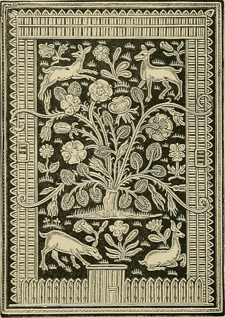 An illustration from A history of the art of bookbinding : with some account of the books of the ancients, 1894, leaf 254