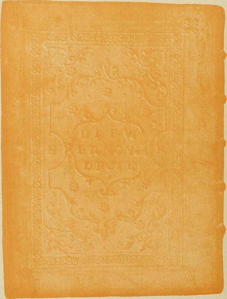 An illustration from A history of the art of bookbinding : with some account of the books of the ancients, 1894, leaf 263